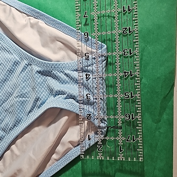 Shade & Shore Light blue textured Bikini BOTTOMs ONLY Size L VGUC - Picture 8 of 13
